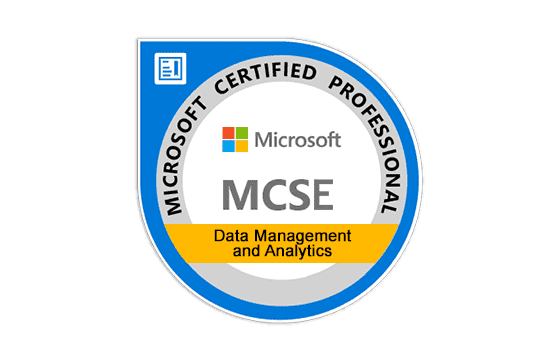 MCSE: Data Management and Analytics Exams